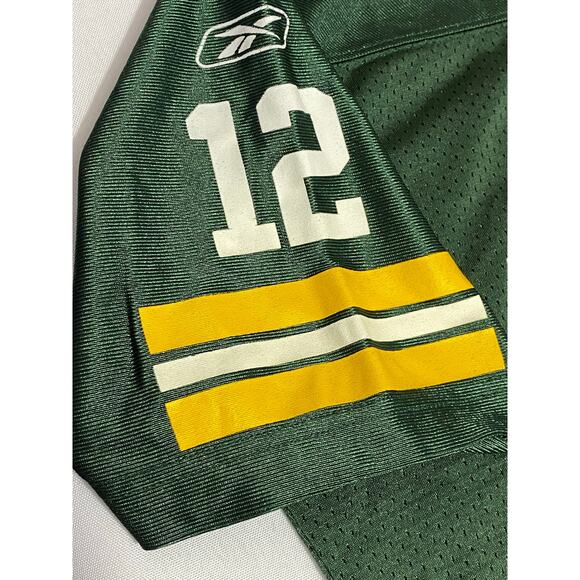Aaron Rodgers Green Bay Packers Reebok Home Jersey Size Youth L - Picture 7 of 11
